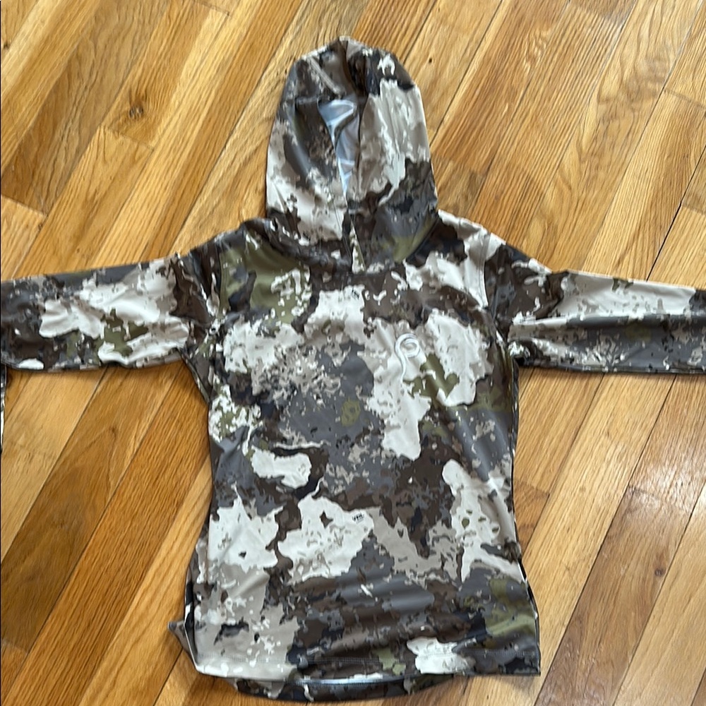 Prois Camouflage Hooded Long Sleeve Shirt